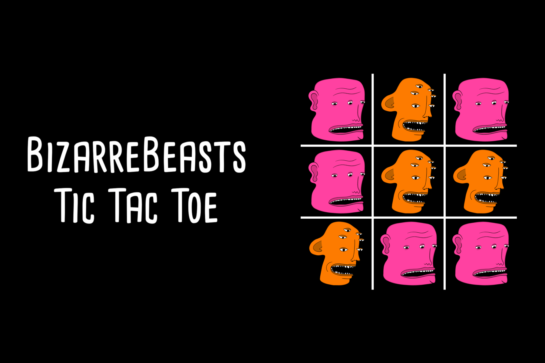 BizarreBeasts: TicTacToe - Farcaster Mini Apps